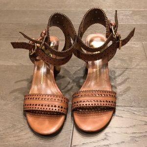 Dolce Vita brown ankle strap sandals